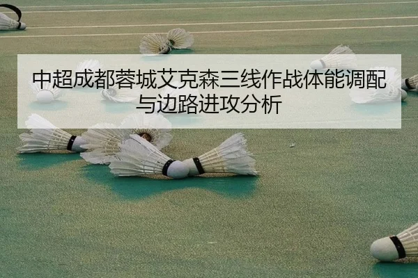 中超成都蓉城艾克森三线作战体能调配与边路进攻分析